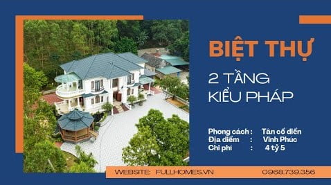 Biệt thự kiểu Pháp