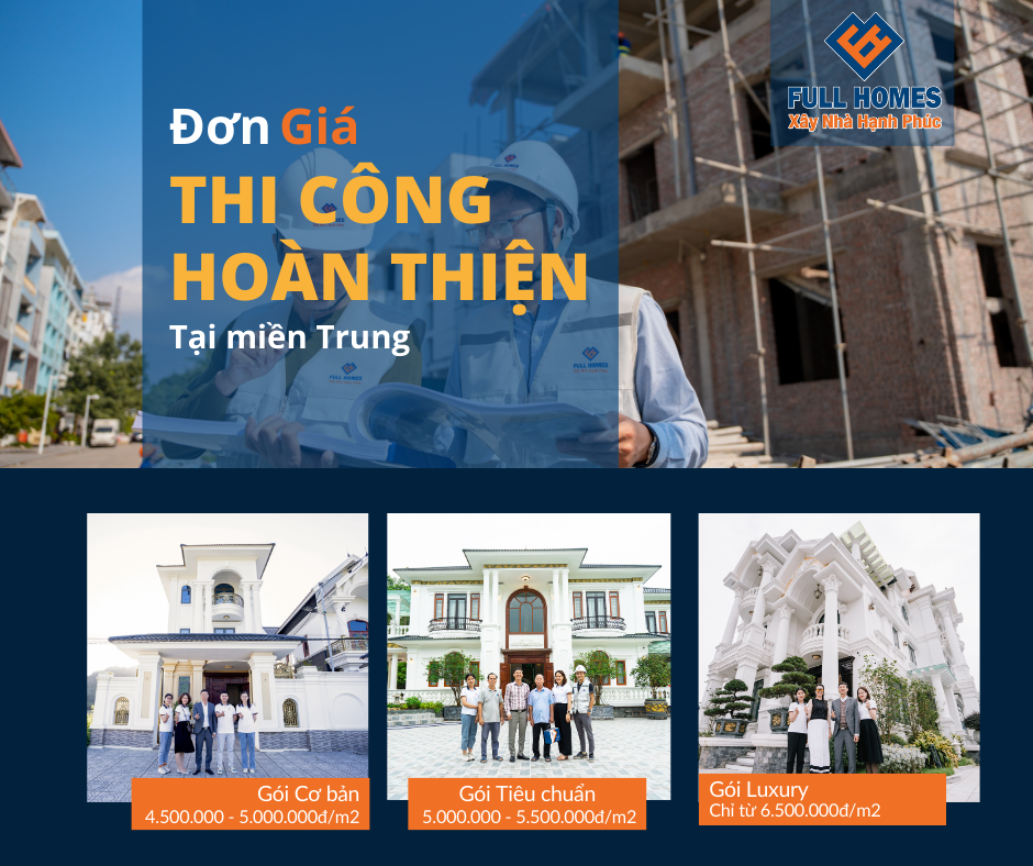 Báo Giá Thi Công Hoàn Thiện Miền Trung