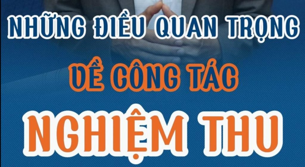 2. Những điều quan trọng về công tác nghiệm thu-Cover