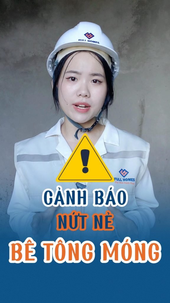 Cảnh bảo nứt nẻ bê tông