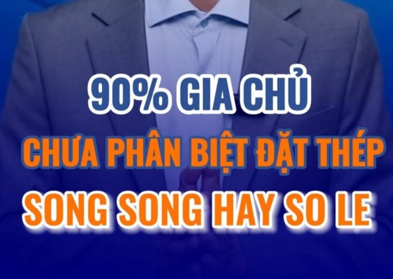 AVT đặt thép song song hay so le