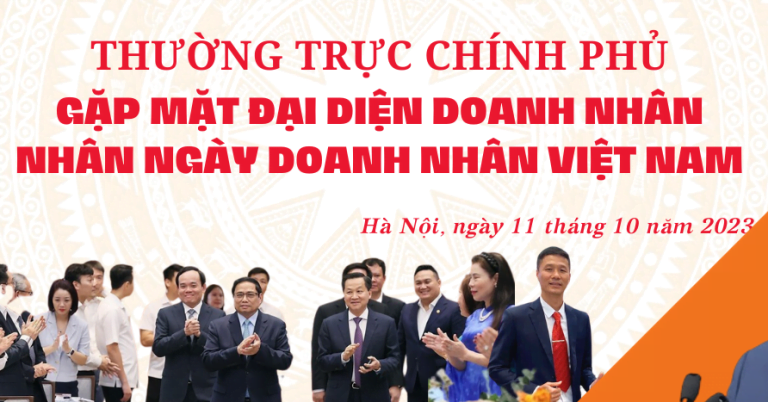 Thường trực Chính phủ gặp mặt đại diện Doanh nhân Việt Nam