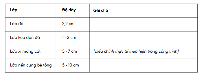 Lưu ý khi thi công lát nền