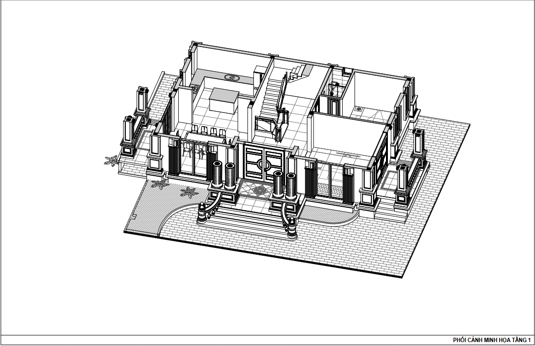 Phối Cảnh Minh Họa Tầng 1