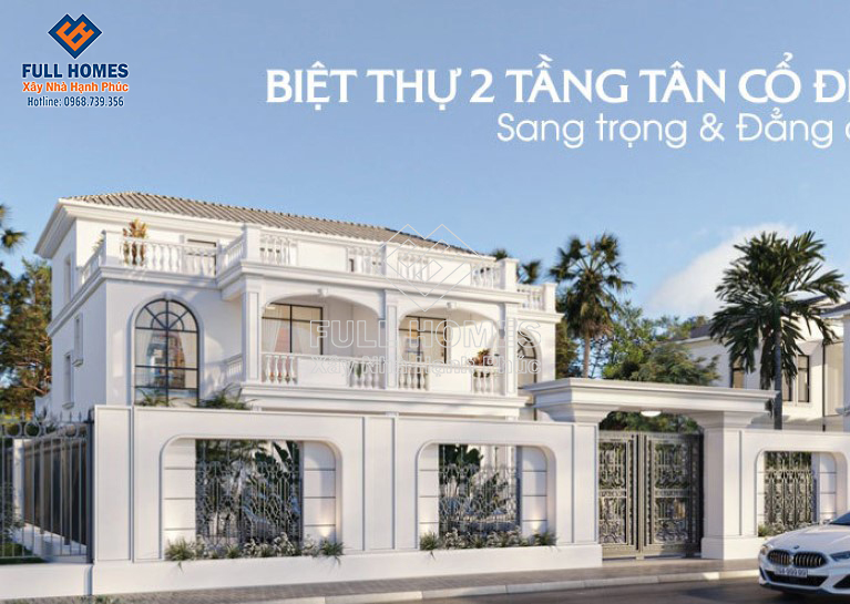 Biệt thự tân cổ điển 2 tầng giá 1 tỷ