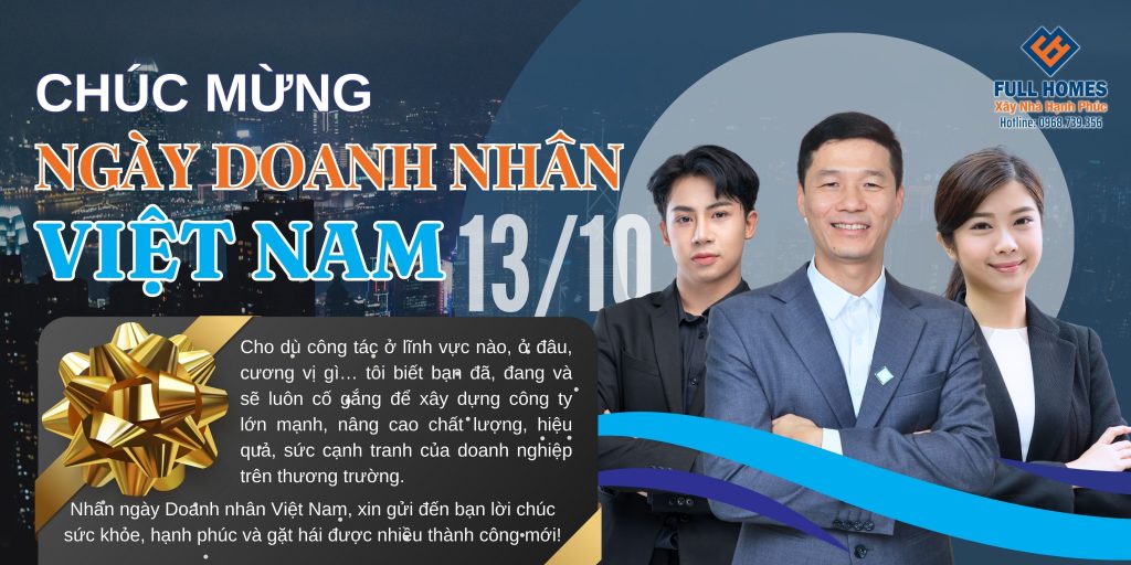 Full Homes chúc mừng ngày Doanh nhân Việt Nam 13/10