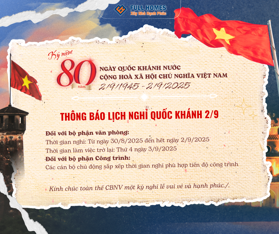 Thông Báo Lịch Nghỉ Quốc Khánh 2/9