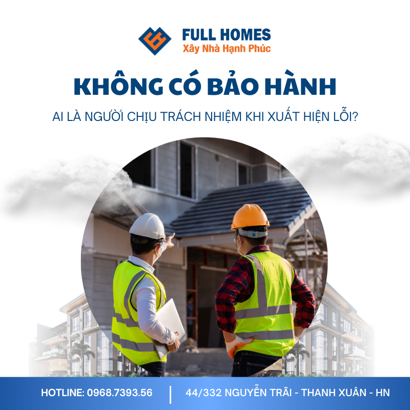 Không có bảo hành và người chịu trách nhiệm lâu dài
