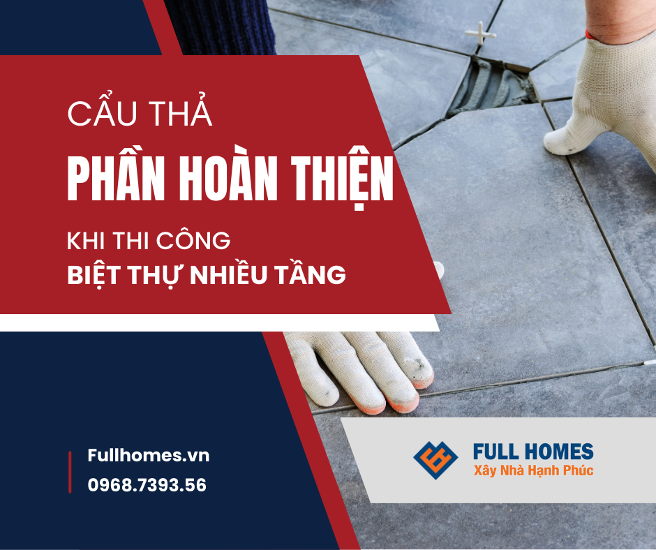 Thi công hoàn thiện cẩu thả