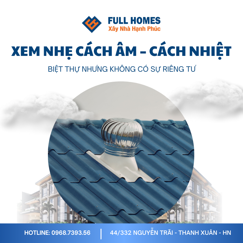 Cách âm – cách nhiệt bị xem nhẹ: biệt thự nhưng không có sự riêng tư
