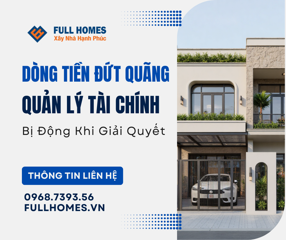 Quản lý tài chính không tốt, dòng tiền bị đứt quãng